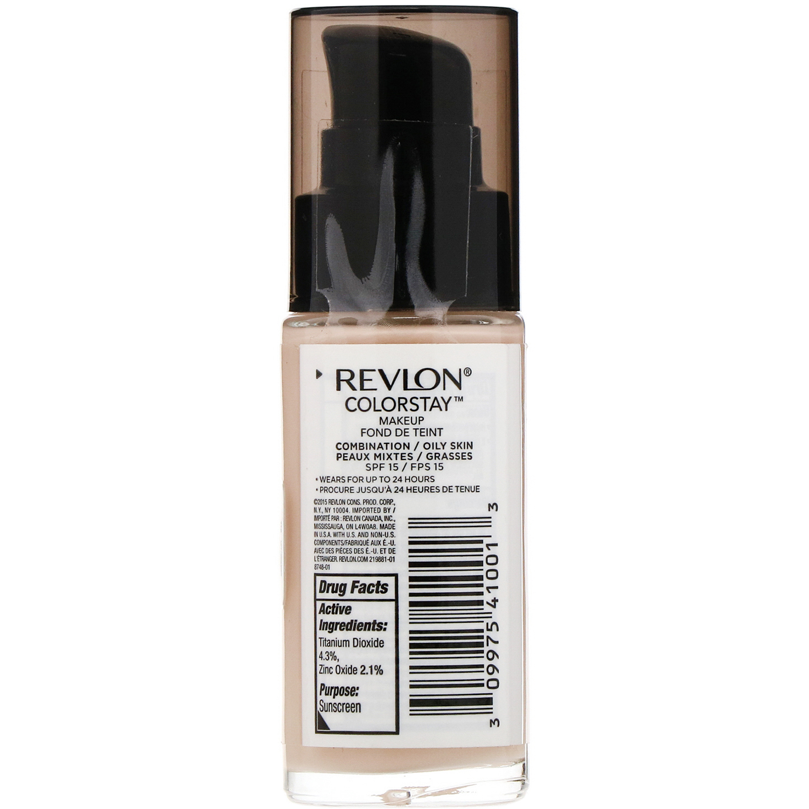 Comprar Revlon, Base líquida Colorstay para peles mistas a oleosas, 110 Ivory, 30 ml - Imagem 2