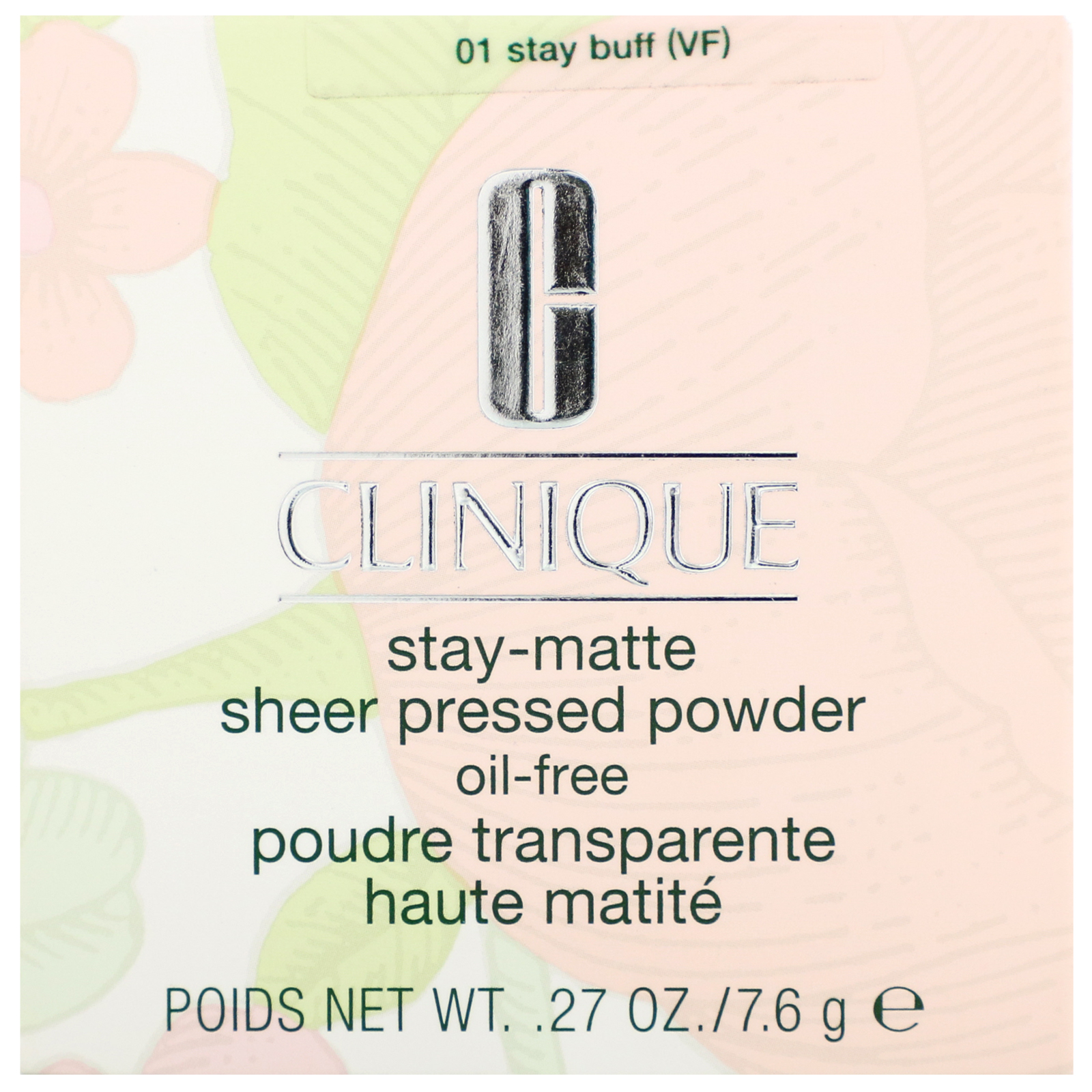 Comprar Clinique, Stay-Matte, Sheer Pressed Powder, 01 Stay Buff (VF), .27 oz (7.6 g) - Imagem 2