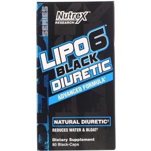 Comprar Nutrex Research, Lipo-6 Black Diuretic, 80 Cápsulas Pretas