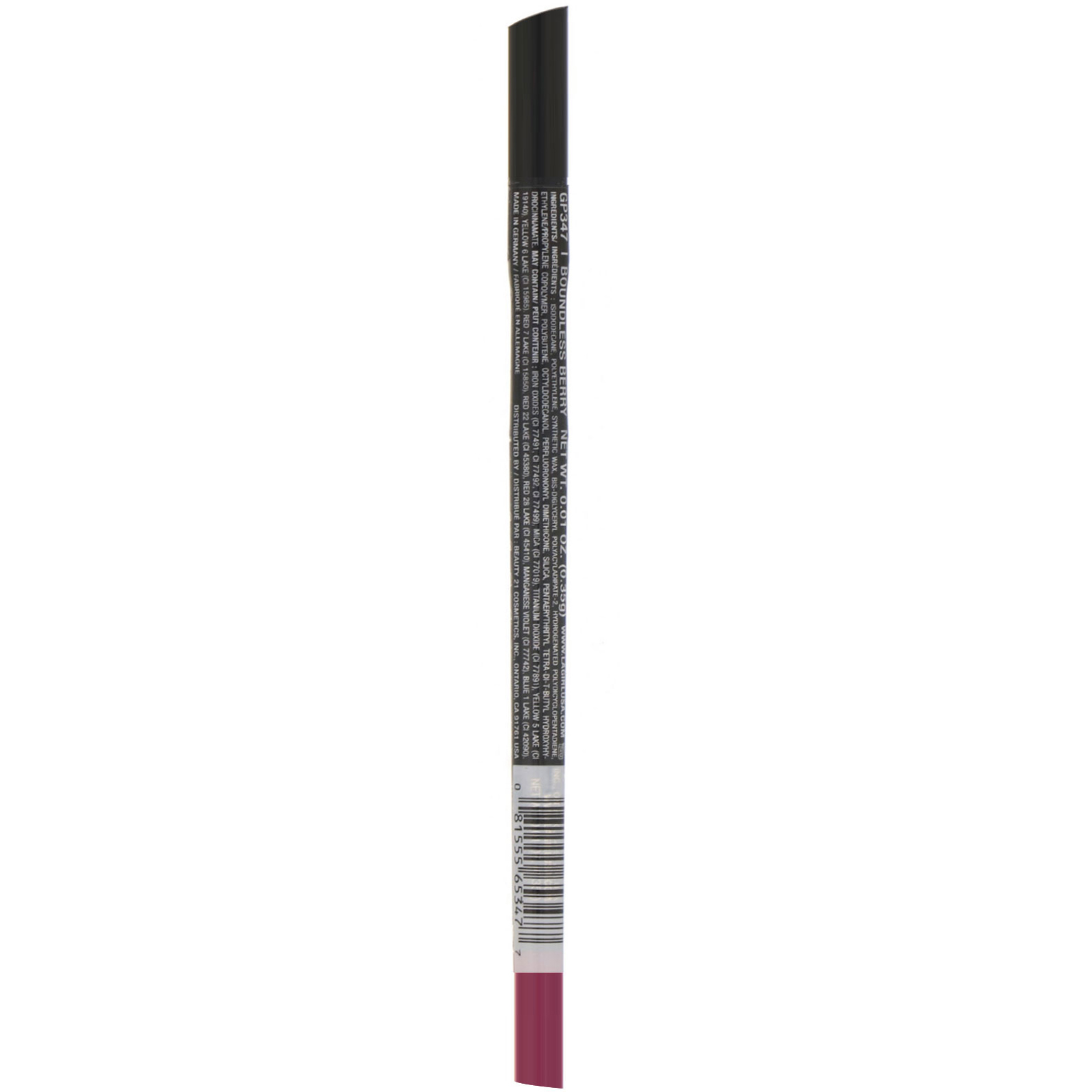 Comprar L.A. Girl, Delineador para lábios Intense Stay Auto Lipliner, Ultimate Lip, Boundless Berry, 0,01 oz (0,35 g) - Imagem 2