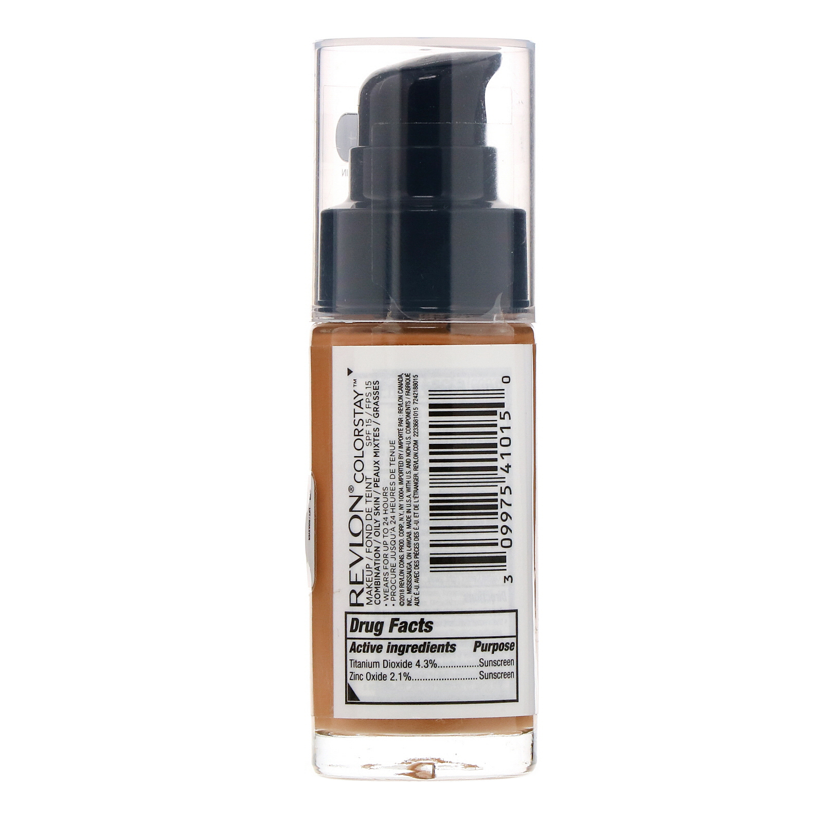 Comprar Revlon, Colorstay, maquiagem, pele mista/oleosa, 370 Toast, 30 ml - Imagem 2