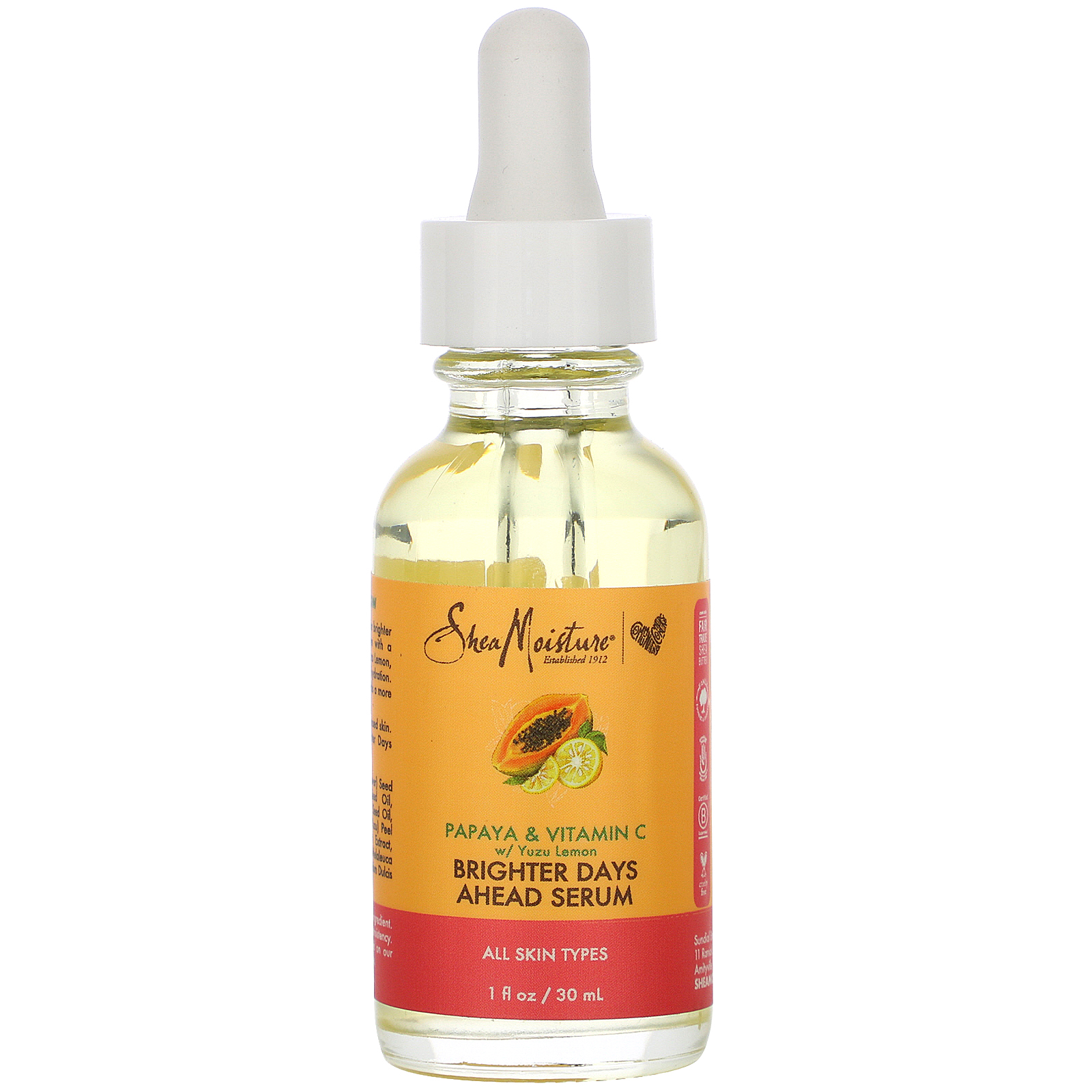 Comprar SheaMoisture, Brighter Days Ahead Serum, 1 fl oz (30 ml)