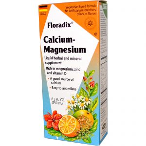 Comprar Flora, Salus-Haus, Floradix Cálcio - Magnésio com Zinco e Vitamina D, 8,5 fl oz (250 ml)