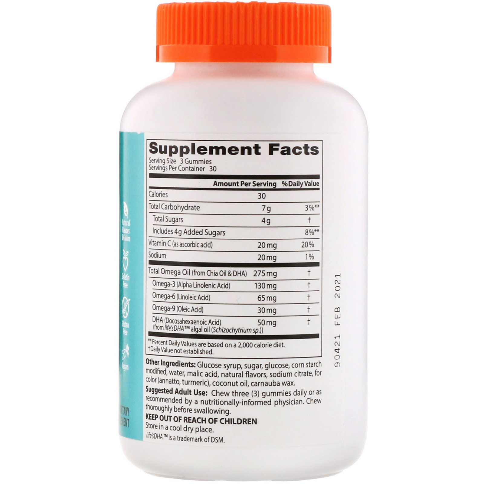 Comprar Doctor's Best, Omega 3 + DHA, Seriously Citrus, 90 Gummies - Imagem 2