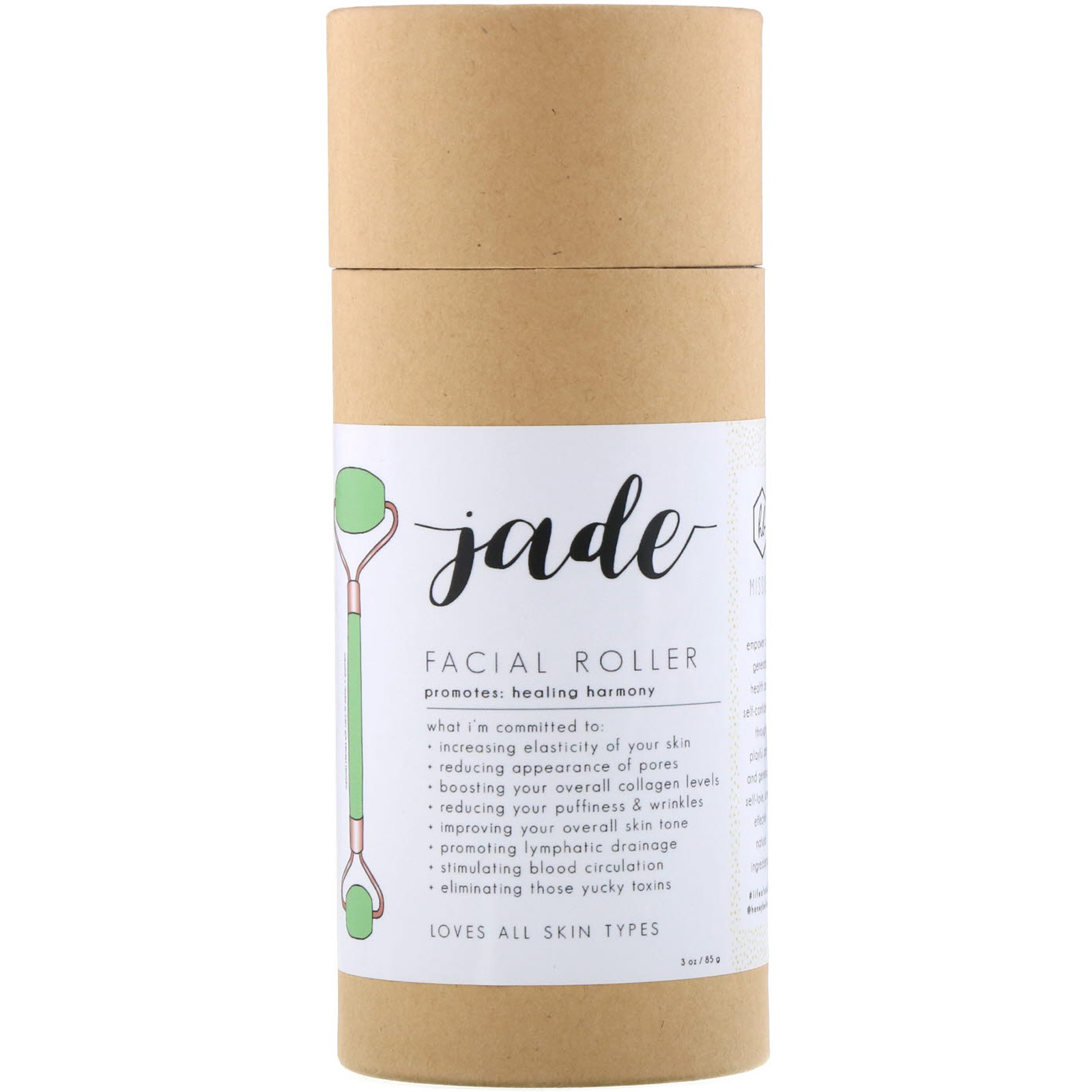 Comprar Honey Belle, Massageador Facial de Jade, 1 Massageador - Imagem 2