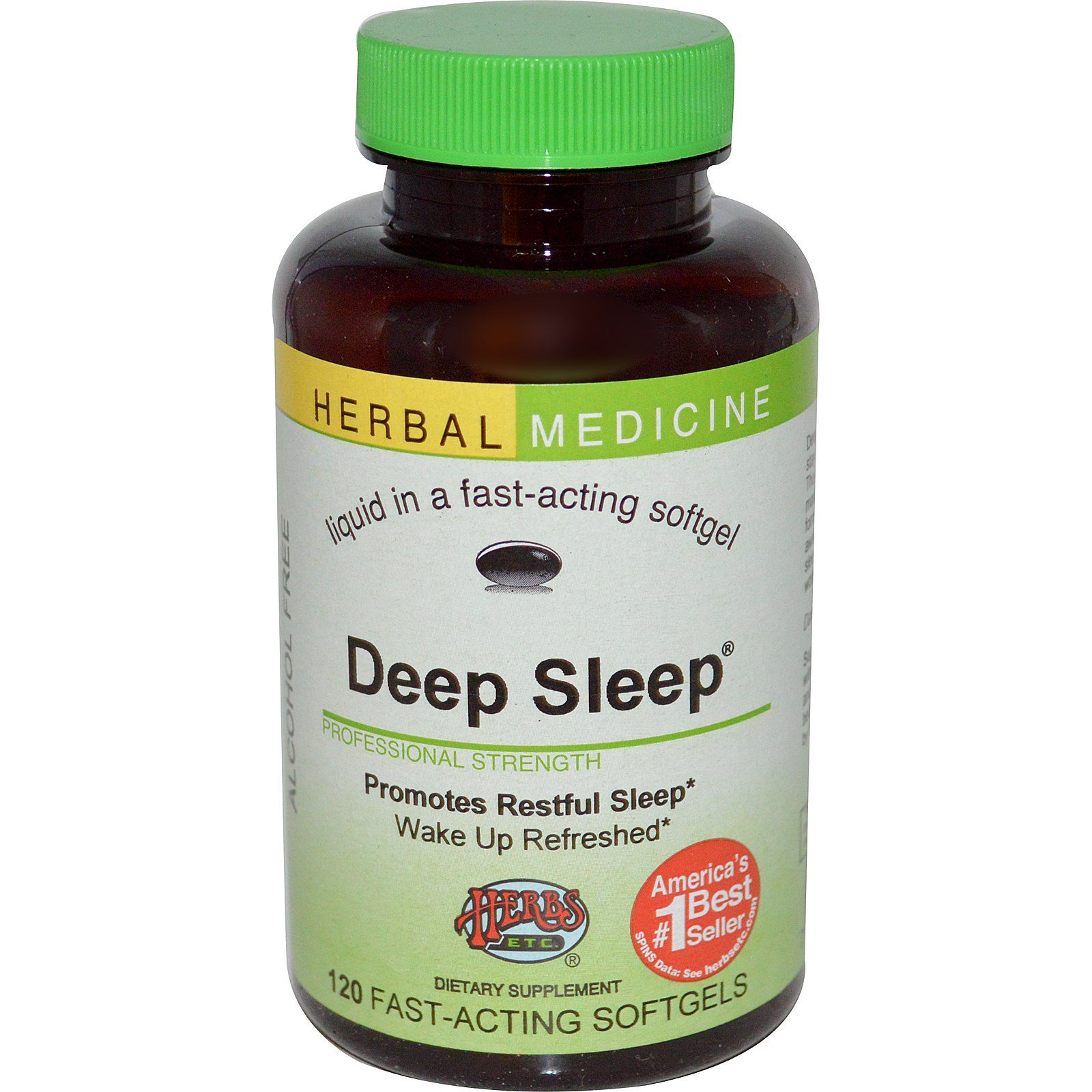 Comprar Herbs Etc., Deep Sleep, Sem Álcool, 120 Cápsulas gelatinosas de ação rápida