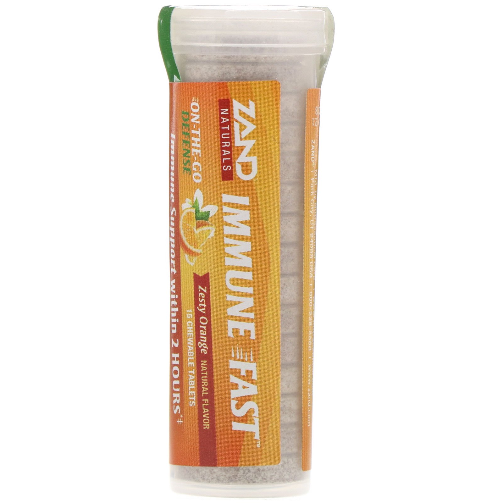 Comprar Zand, Immune Fast, Laranja Azeda, 15 Comprimidos Mastigáveis - Imagem 3