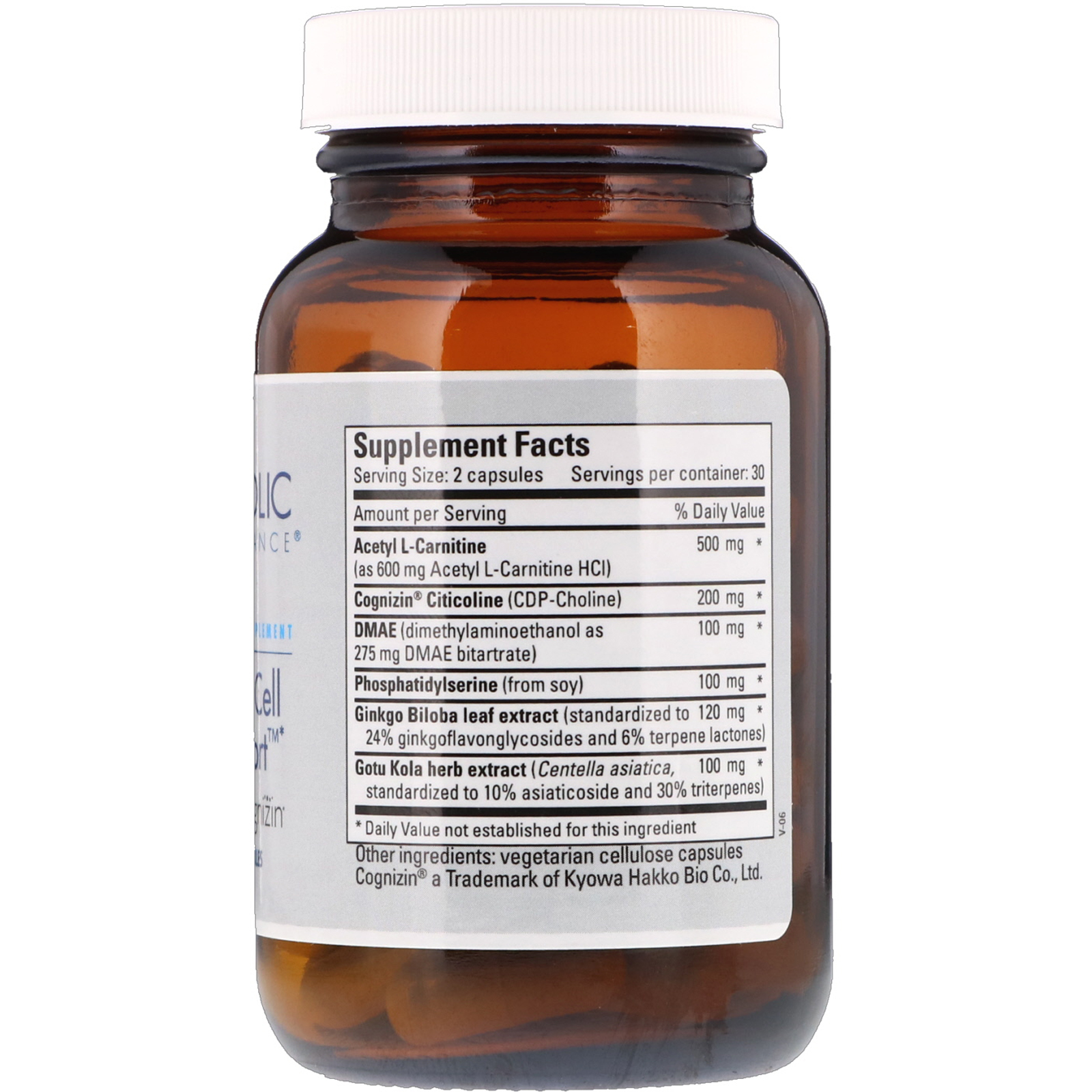 Comprar Metabolic Maintenance, Brain Cell Support with Cognizin, 60 Capsules - Imagem 2