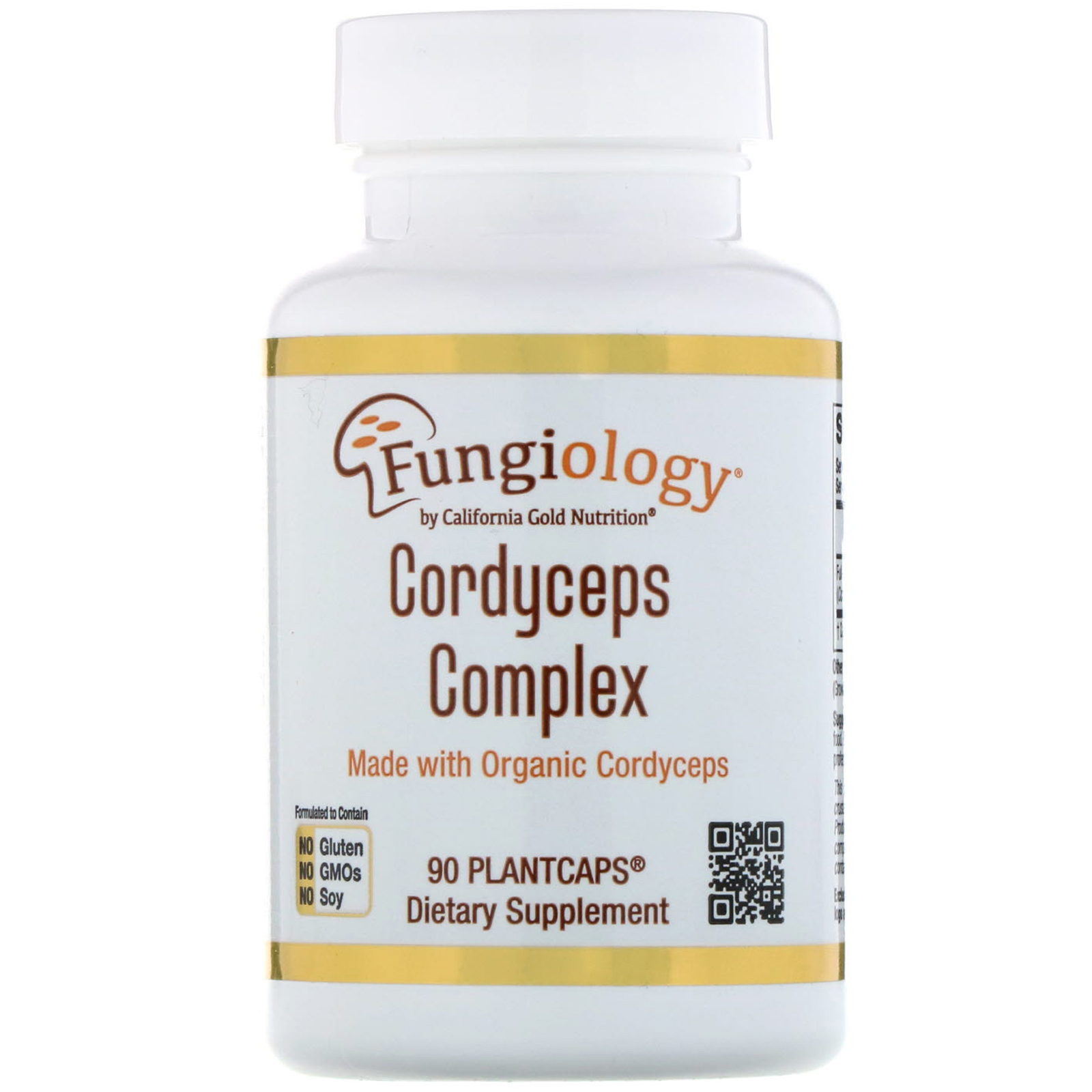 Comprar California Gold Nutrition, Fungiology, Complexo de Cordyceps, 90 Plantcaps