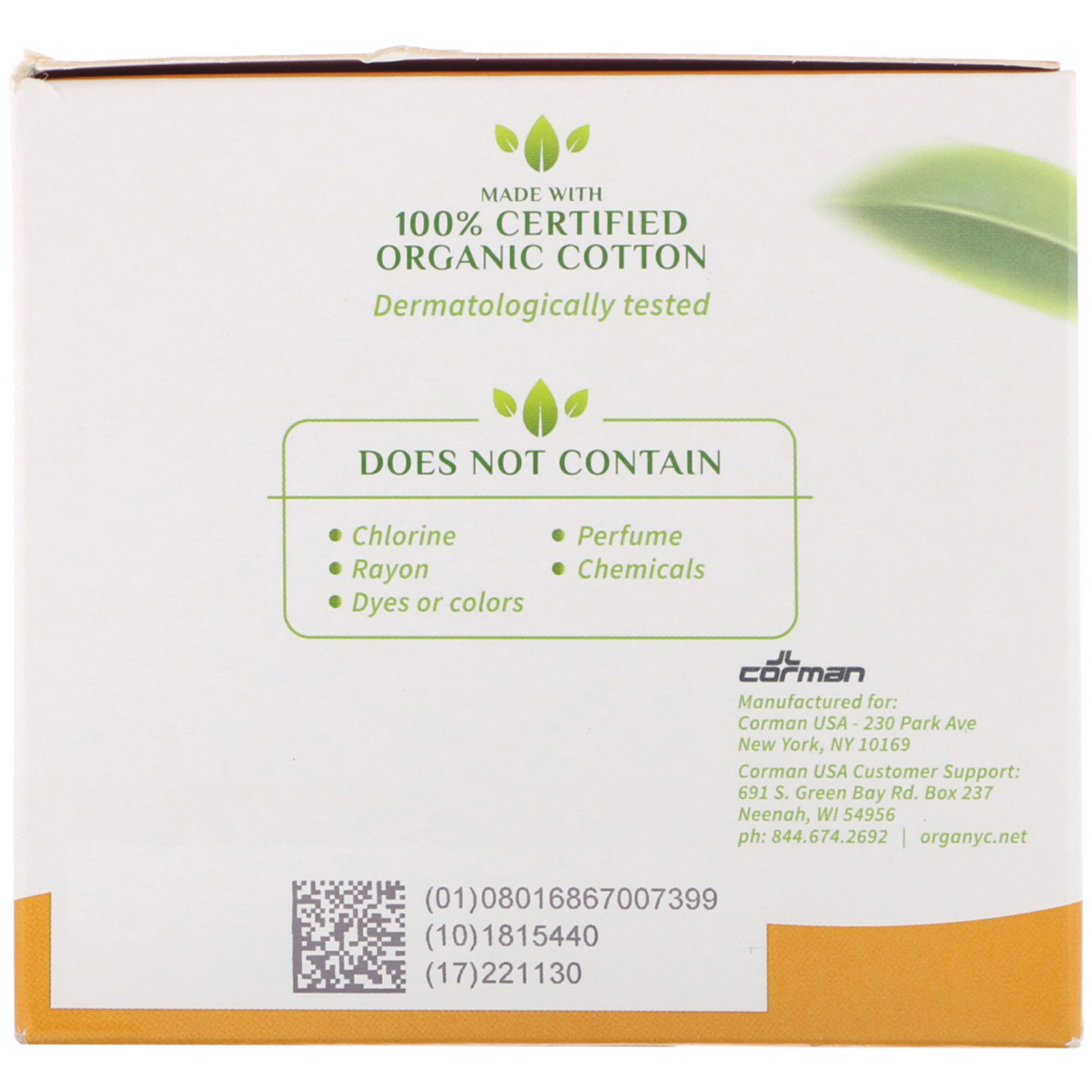 Comprar Organyc, Organic Tampons, Compact, 16 Super Plus Absorbency Tampons - Imagem 2