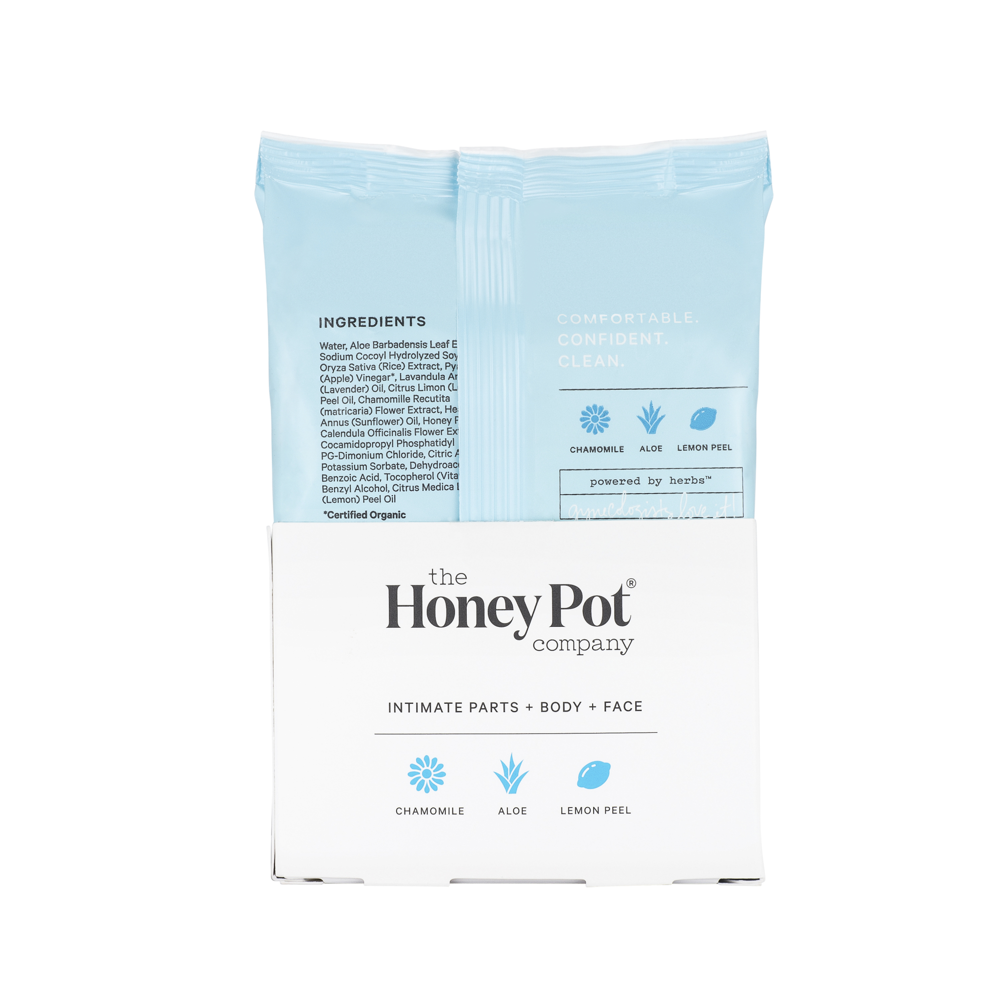 Comprar The Honey Pot Company, Sensitive Wipes, Fragrance Free, 30 Count - Imagem 2