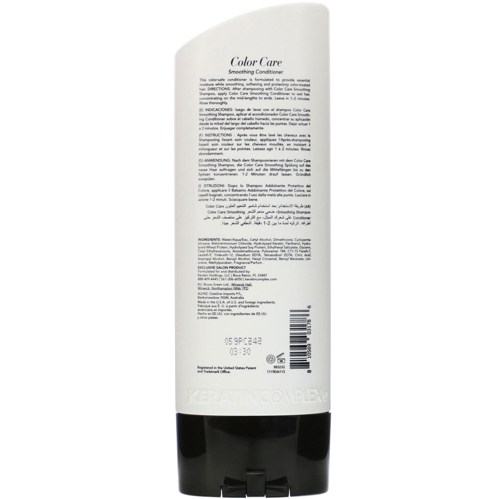 Comprar Keratin Complex, Color Care Smoothing Conditioner, 13.5 fl oz (400 ml) - Imagem 2