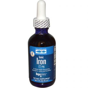 Comprar Trace Minerals Research, Ionic Iron, 22 mg, 1.9 fl oz (56 ml)