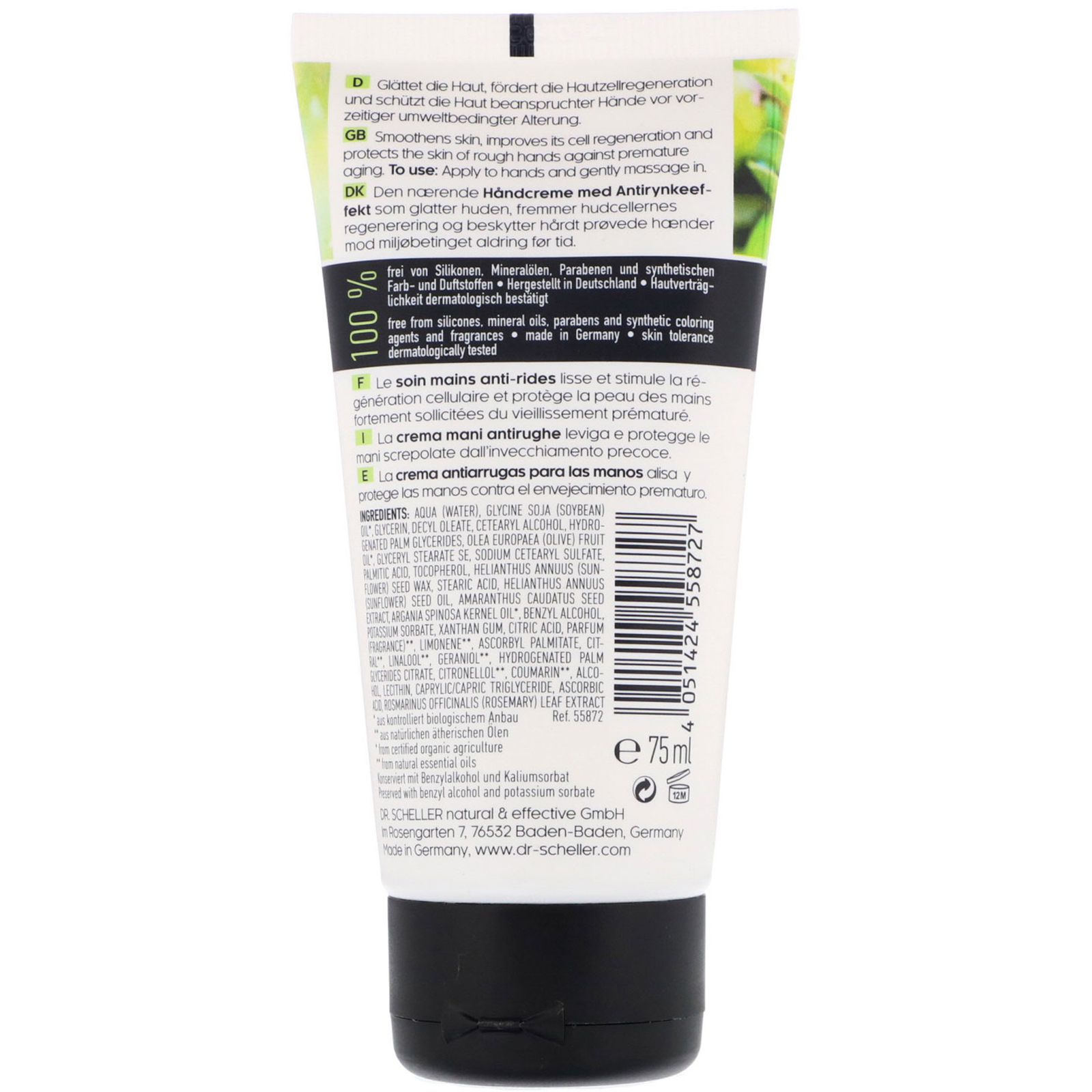 Comprar Dr. Scheller, Loção Antirrugas de Argão e Amaranto para as Mãos, 75 g - Imagem 2