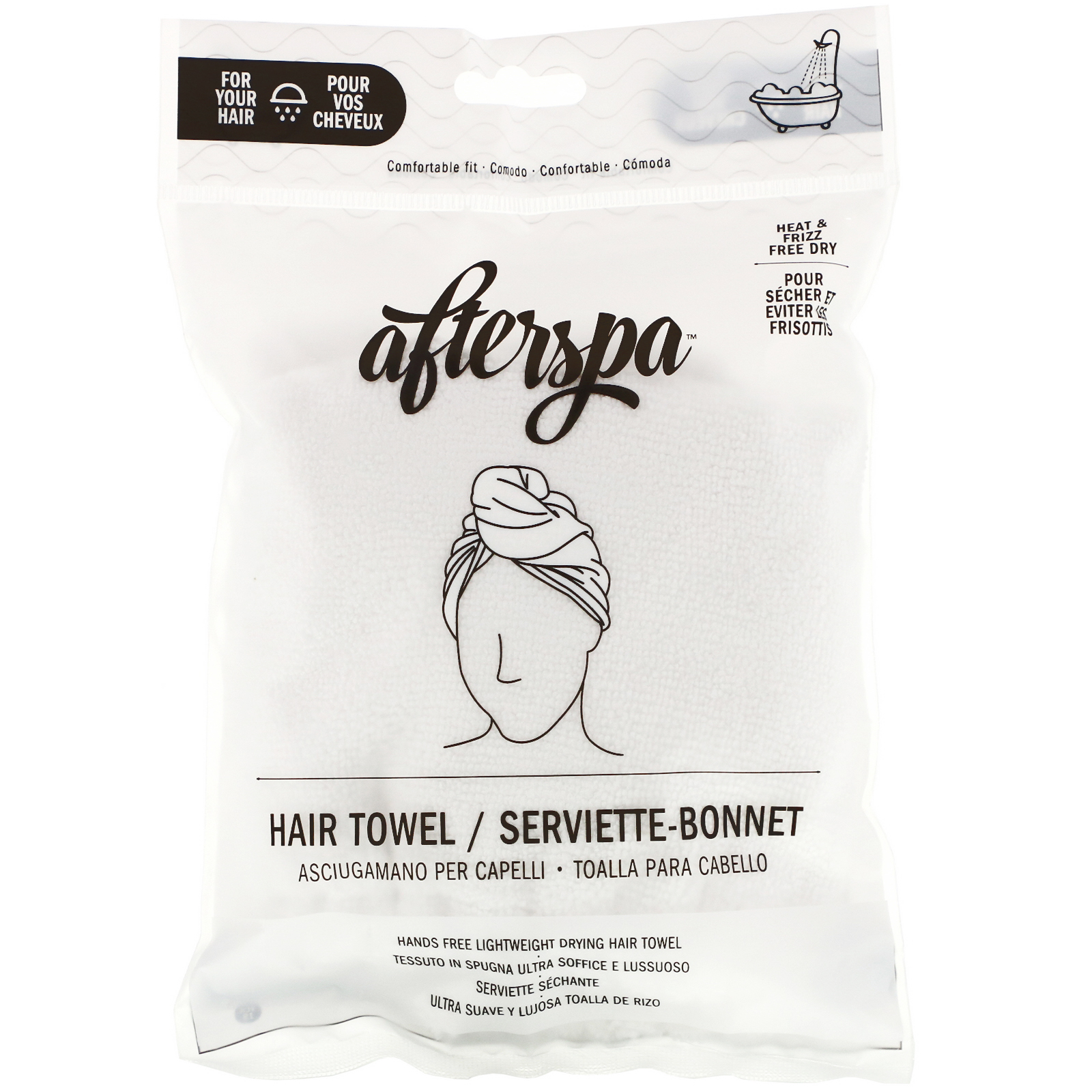 Comprar AfterSpa, Hair Towel, 1 Towel - Imagem 2