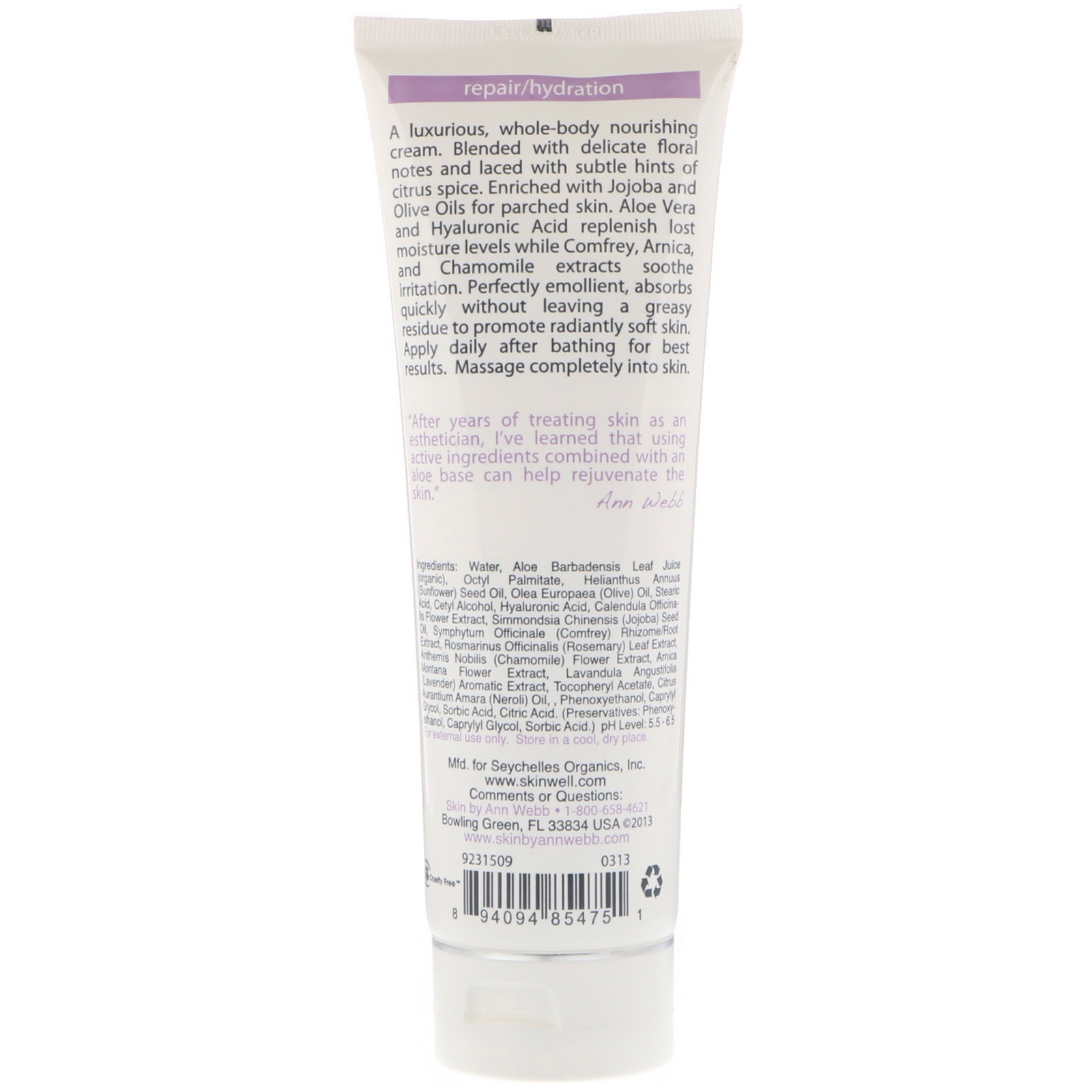 Comprar Skin By Ann Webb, Creme para o Corpo, Lavenda e Néroli, 8 fl oz (236 ml) - Imagem 2