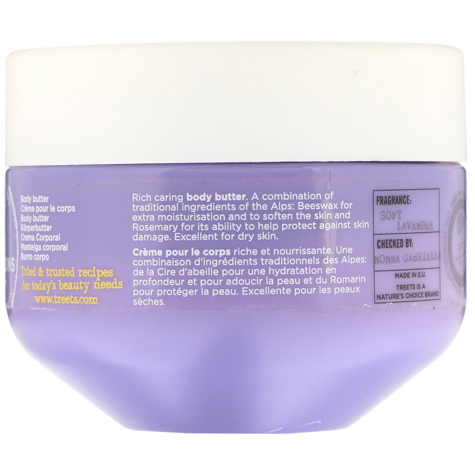 Comprar Treets, Healing in Harmony, Manteiga Corporal, Lavanda Suave, 8,45 fl oz (250 ml) - Imagem 2