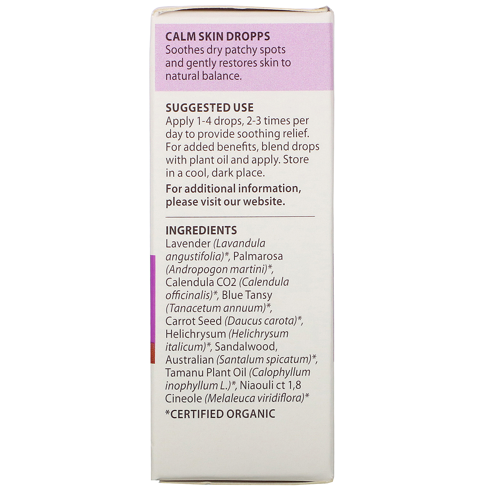 Comprar Pranarom, Essential Oil, Calm Skin Dropps, .17 fl oz (5 ml) - Imagem 3