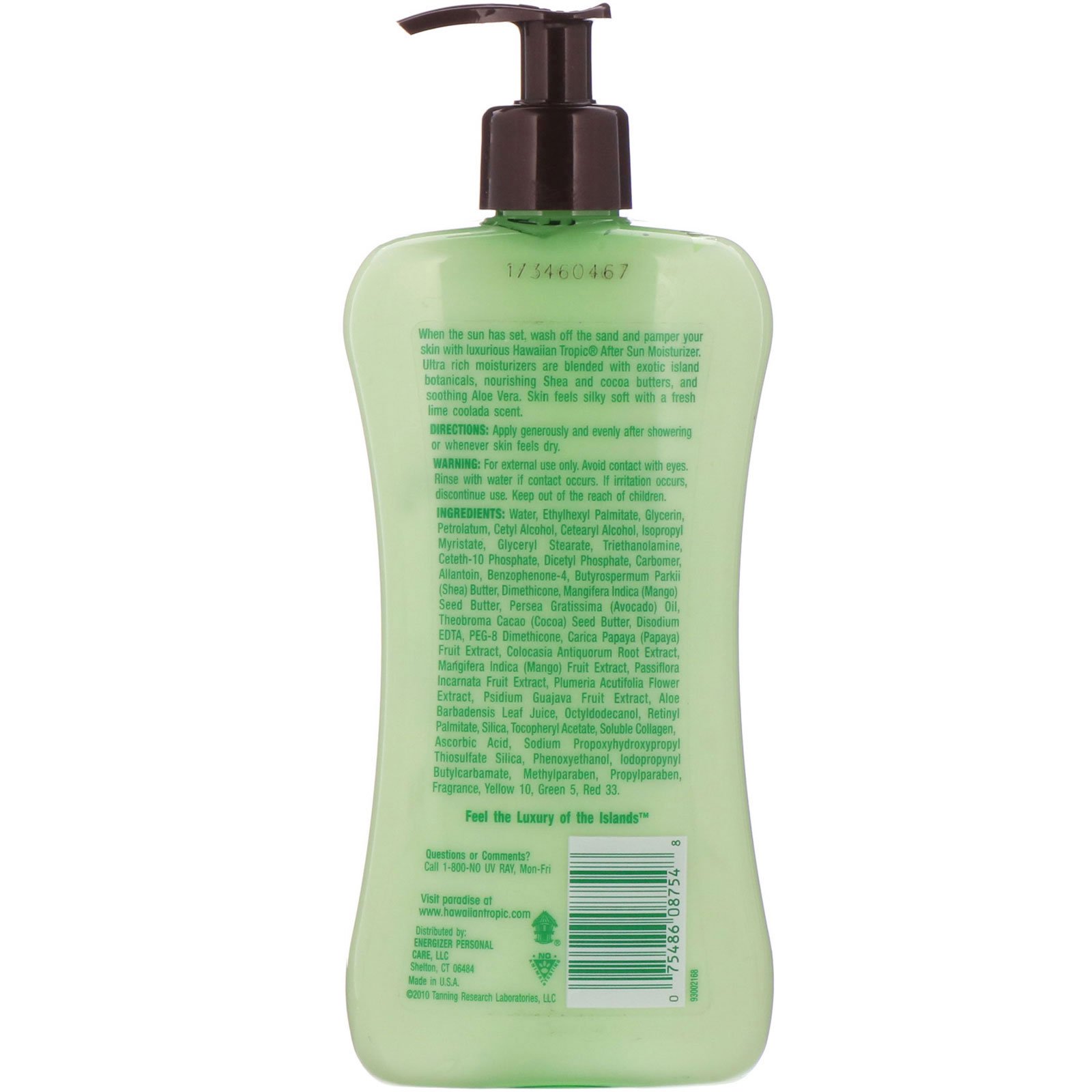 Comprar Hawaiian Tropic, Loção hidratante pós-sol, Lime Coolada, 474 ml - Imagem 2