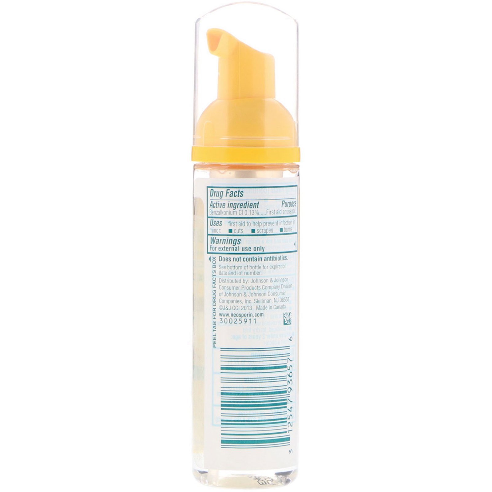 Comprar Neosporin, Líquido Antisséptico Espumante de Primeiros Socorros, Para Crianças, Acima de 2 anos, 2,3 fl oz (68 ml) - Imagem 2