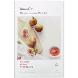 Comprar Innisfree, My Real Squeeze Mask EX, Fig, 1 Sheet, 0.67 fl oz (20 ml)