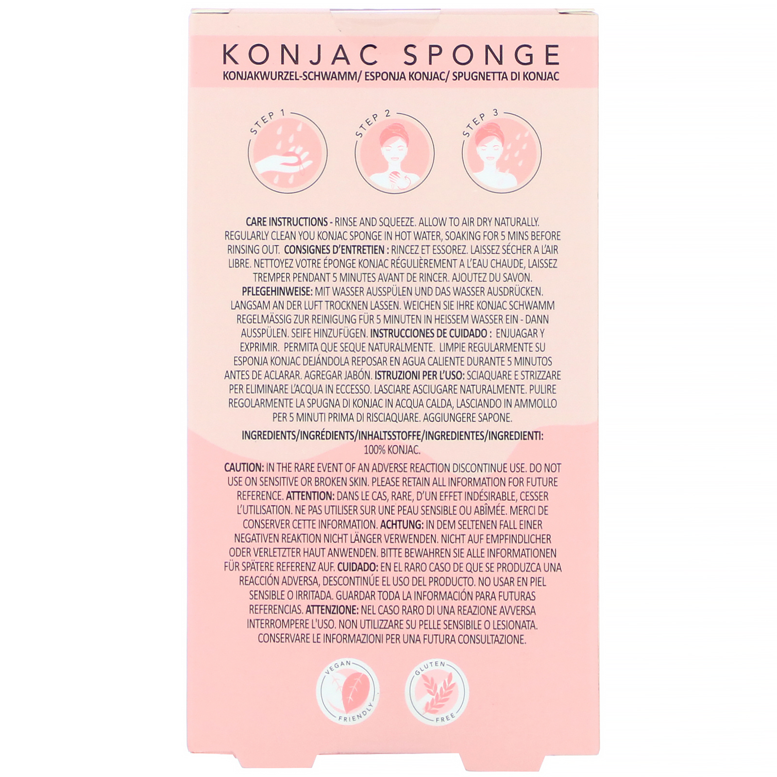 Comprar Sunday Rain, Clear View, Konjac Sponge, 1 Sponge - Imagem 3