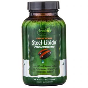 Comprar Irwin Naturals, Steel-Libido, Pico de Testosterona, 75 Cápsulas Softgel