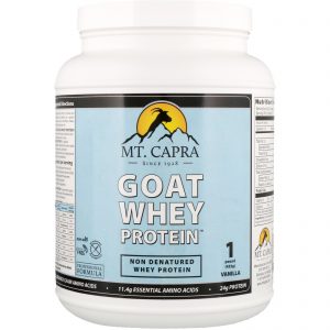 Comprar Mt. Capra, Proteína Whey de Cabra, Baunilha, 453 g