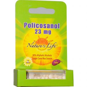 Comprar Nature's Life, Policosanol, 23 mg, 60 Comprimidos