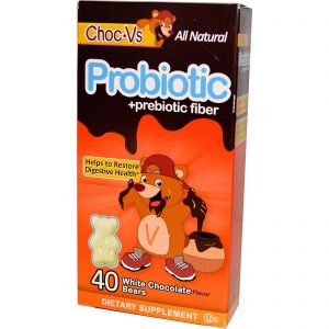 Comprar YumV's, Probiótico + Fibra Prebiótica, Sabor Chocolate Branco, 40 Ursinhos