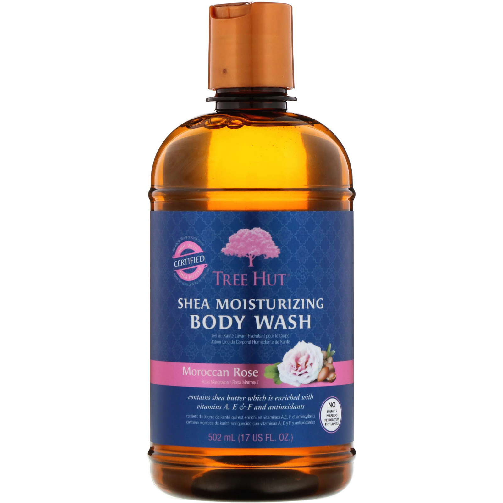 Comprar Tree Hut, Shea Moisturizing Body Wash, Moroccan Rose, 17 fl oz (502 g)