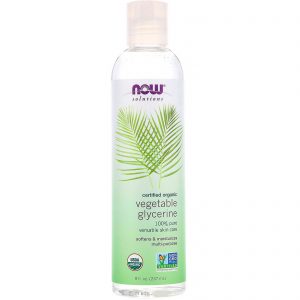Comprar Now Foods, Solutions, Glicerina Vegetal Orgânica, 8 fl oz (237 ml)