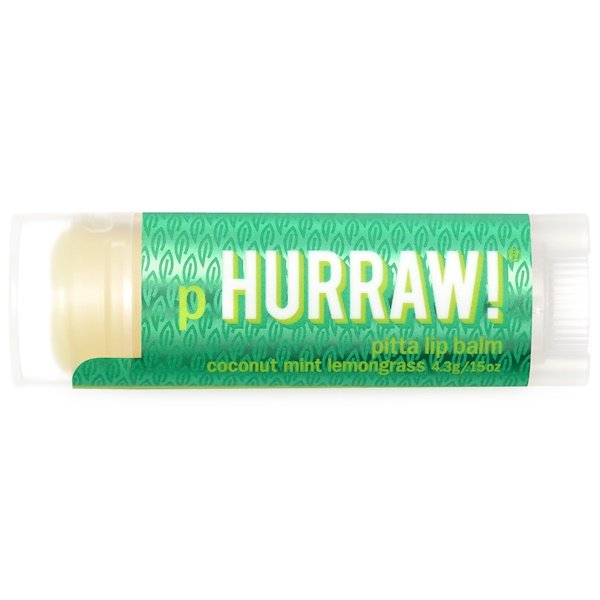Comprar Hurraw! Balm, Balm Labial Pitta, Coco Menta Capim-limão, 4,3 g (0.15 oz)