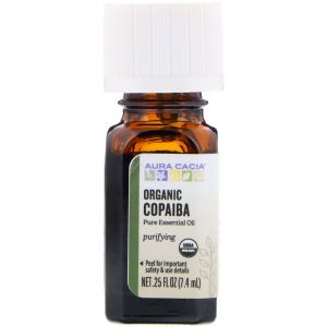Comprar Aura Cacia, Pure Essential Oil, Organic Copaiba, .25 fl oz (7.4 ml)
