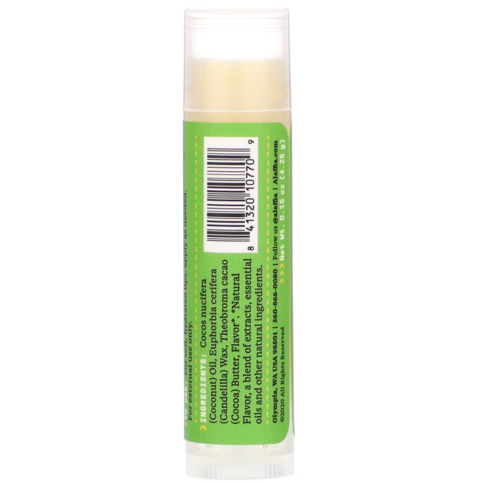 Comprar Alaffia, Everyday Coconut, Vegan Lip Balm, Purely Coconut, 0.15 oz (4.25 g) - Imagem 2