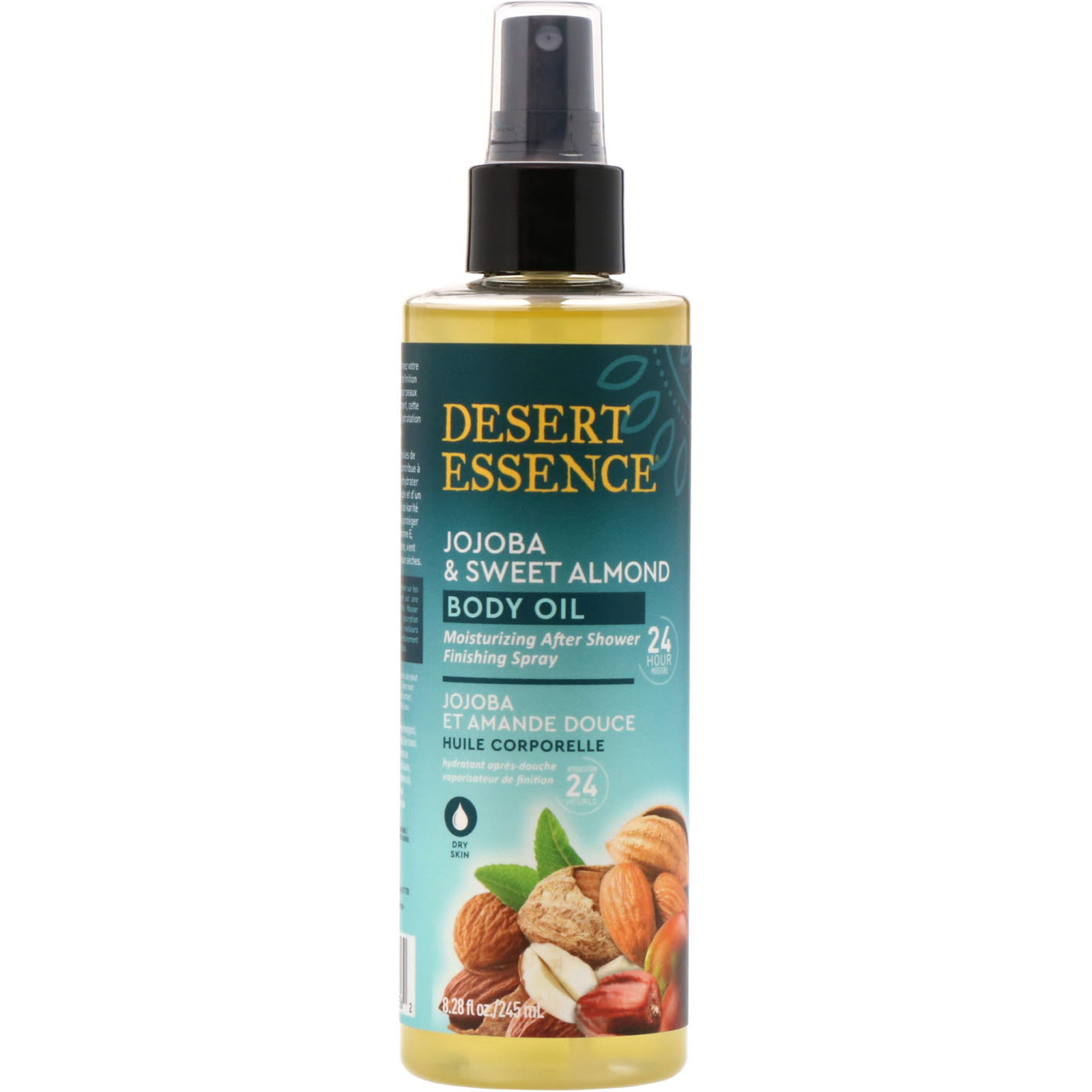 Comprar Desert Essence, Jojoba & Sweet Almond Body Oil Spray, 8.28 fl oz (245 ml)