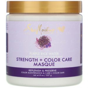 Comprar SheaMoisture, Purple Rice Water, Strength + Color Care Masque, 8 oz (227 g)