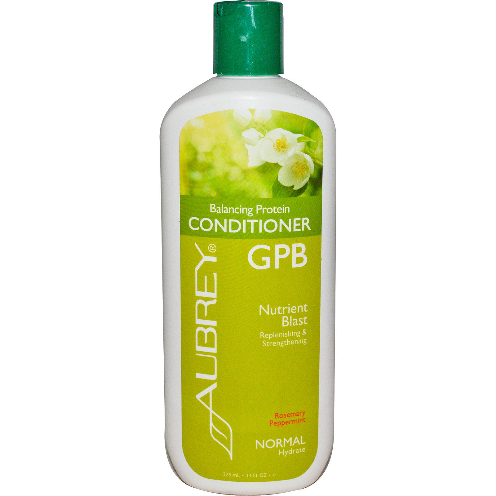 Comprar Aubrey Organics, Condicionador de Proteção Balanceadora GPB, Ameixa de Alecrim, Normal, 11 onças (325 ml)
