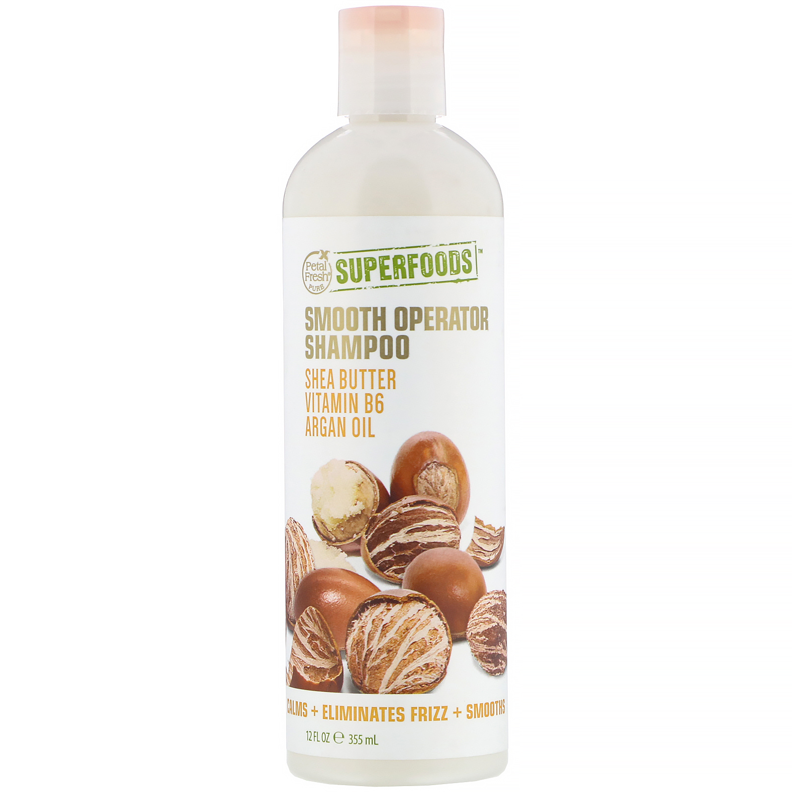 Comprar Petal Fresh, Pure, SuperFoods, Smooth Operator Shampoo, Shea Butter, Vitamin B6 & Argan Oil, 12 fl oz (355 ml)