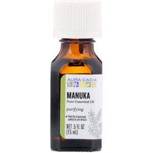 Comprar Aura Cacia, Pure Essential Oil, Manuka, .5 fl oz (15 ml)
