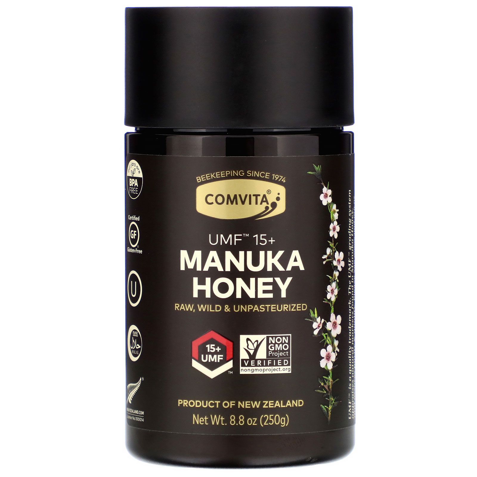 Comprar Comvita, Mel de Manuka, UMF 15+, 250 g (8,8 oz)