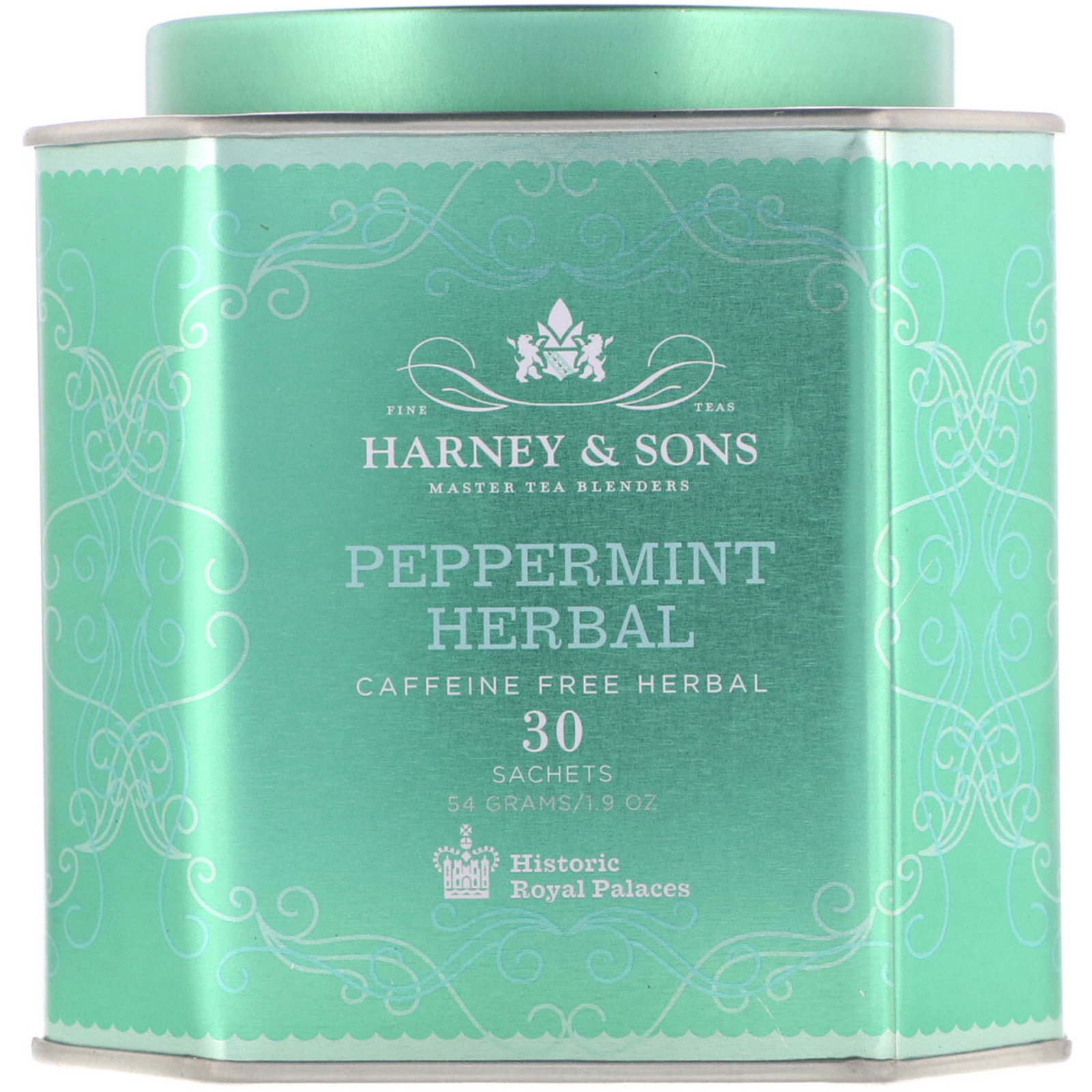Comprar Harney & Sons, Herbáceo de Hortelã, Harbáceo Sem Cafeína, 30 Sachês, 1,9 oz (54 g)