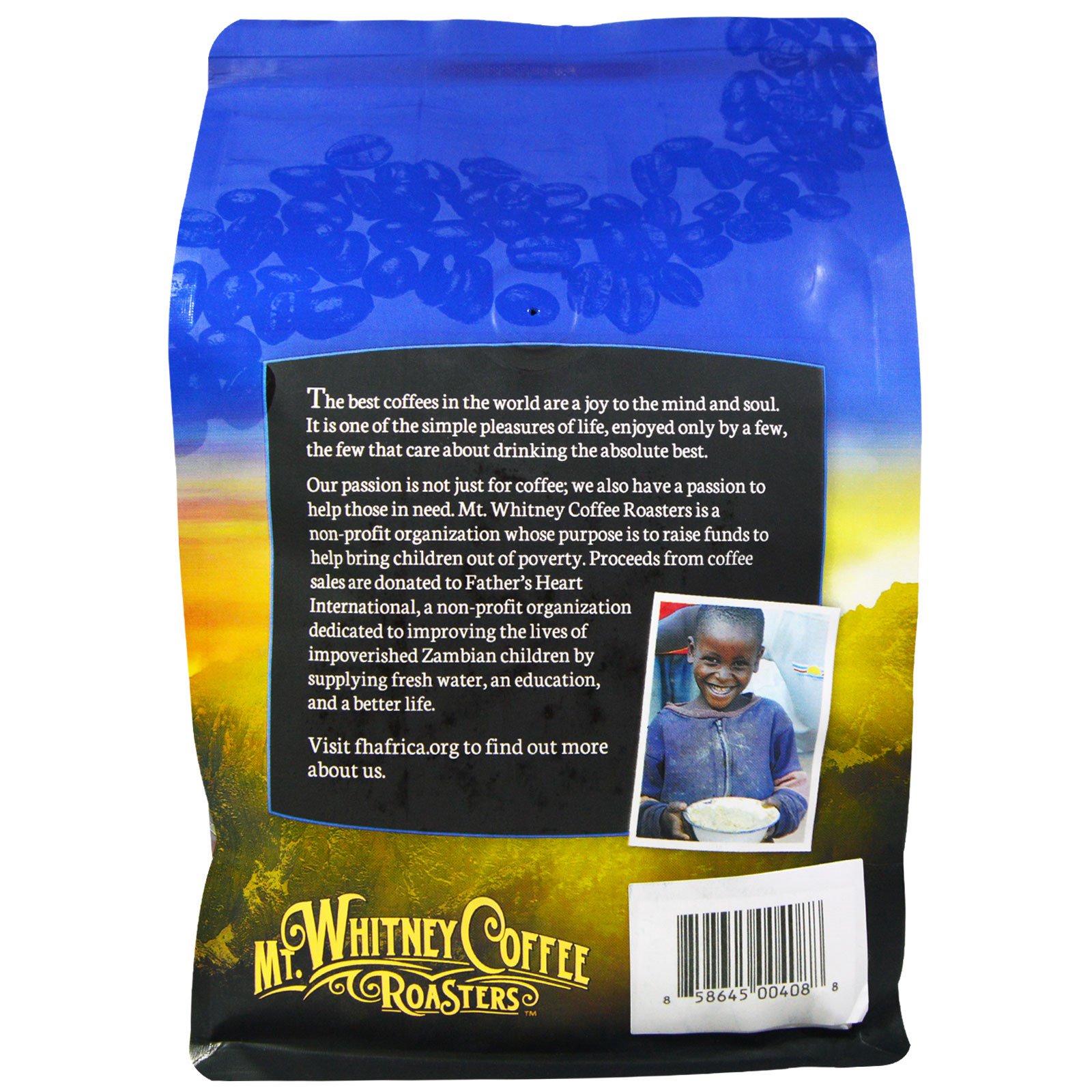 Comprar Mt. Whitney Coffee Roasters, Organic Whole Bean Coffee, Mammoth Espresso, Dark Roast, 12 oz (340 g) - Imagem 2