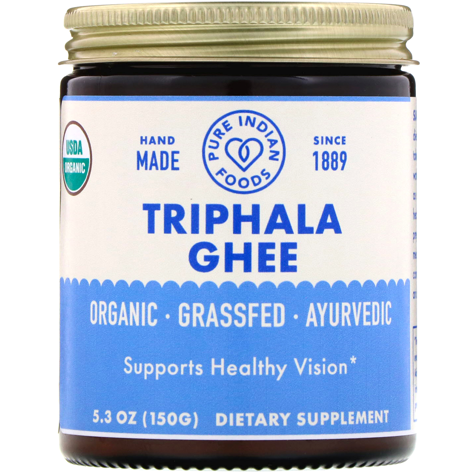 Comprar Pure Indian Foods, Ghee de Triphala Orgânica, 150 g (5,3 oz)