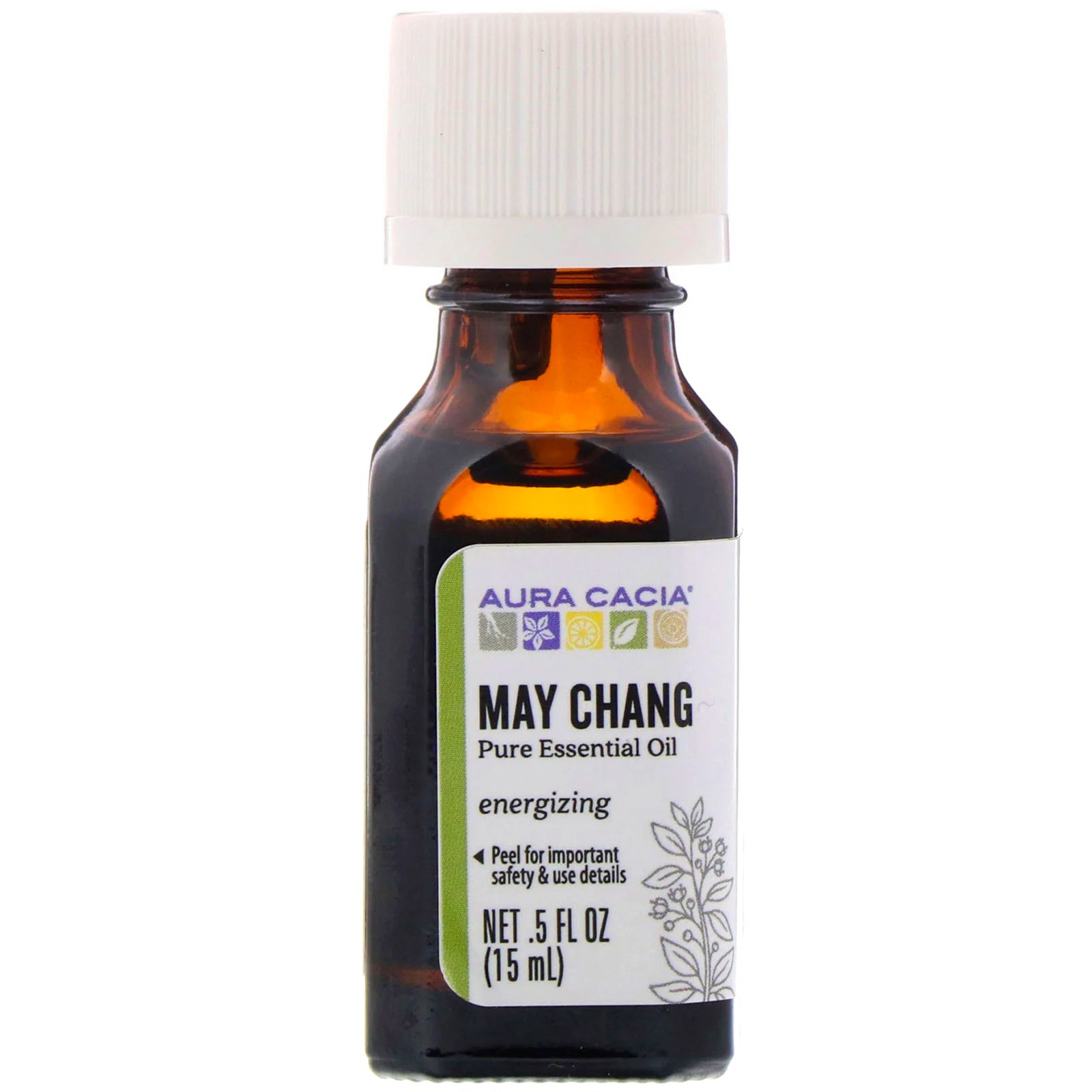 Comprar Aura Cacia, Óleo Essencial Puro, Litsea Cubeba, 0,5 fl oz (15 ml)