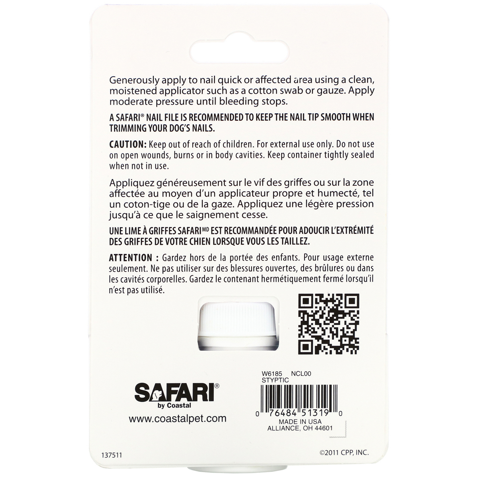 Comprar Safari, Styptic Powder for Dogs, Cats and Small Animals , .5 oz (14 g) - Imagem 2