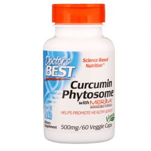 Comprar Doctor's Best, Fitossoma de Curcumina, com Meriva, 500 mg, 60 Cápsulas Vegetais