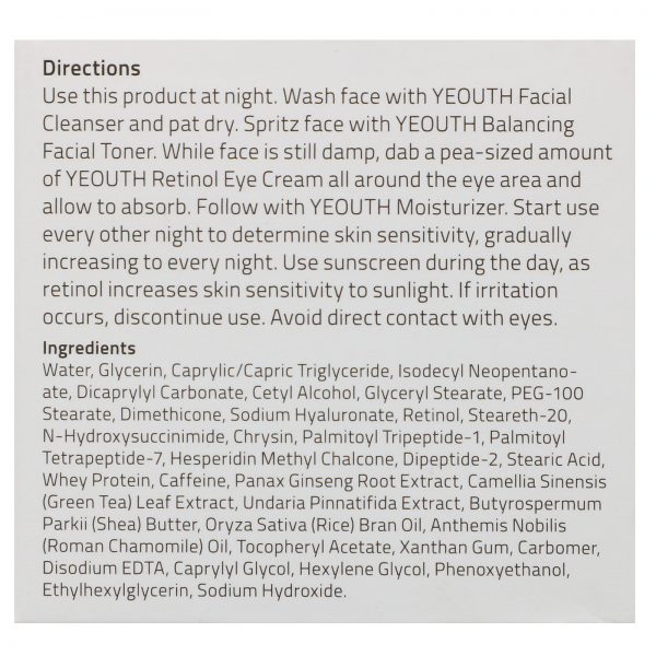Comprar Yeouth, Creme para os Olhos Retinol, 30 ml (1 fl oz) - Imagem 4
