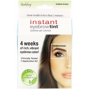 Comprar Godefroy, Instant Eyebrow Tint, Medium Brown, 3 Application Kit