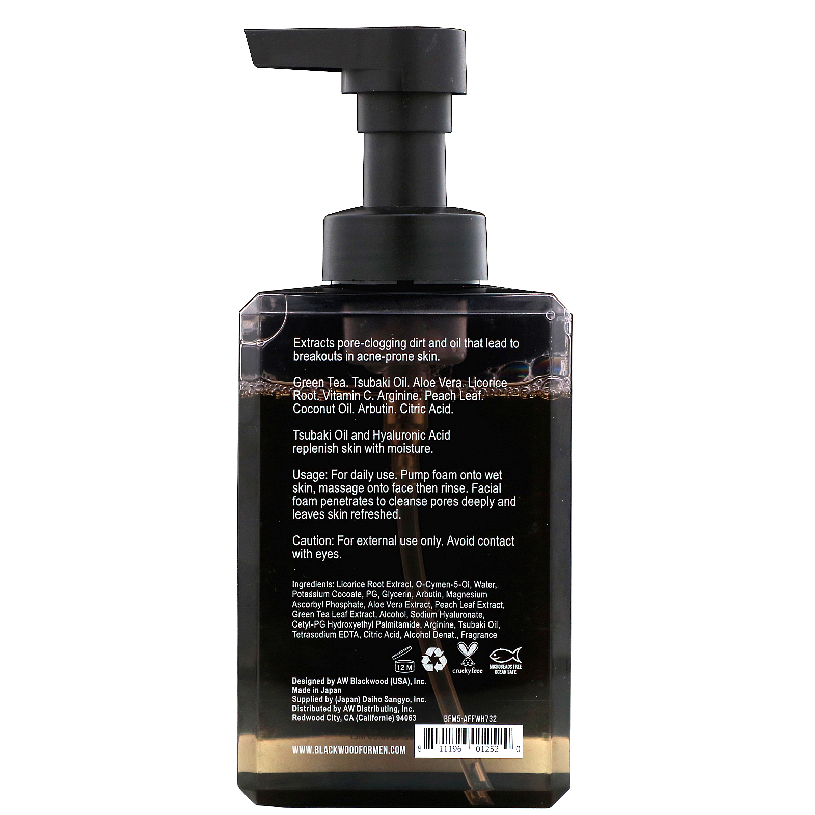 Comprar Blackwood For Men, X-Punge, espuma de limpeza facial, masculina, 216,35 ml - Imagem 2